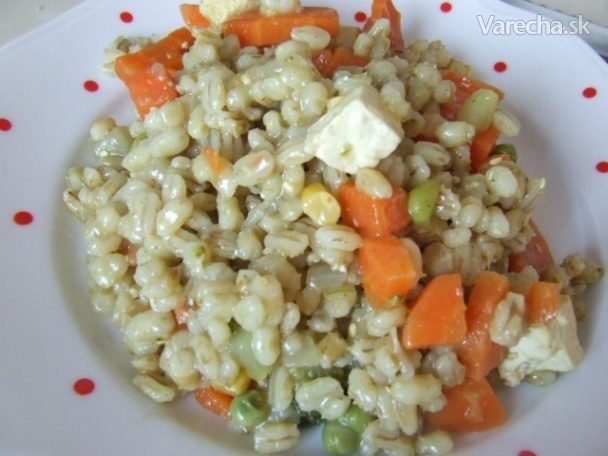 Krúpovo-zeleninové rizoto krupoto s tofu recept