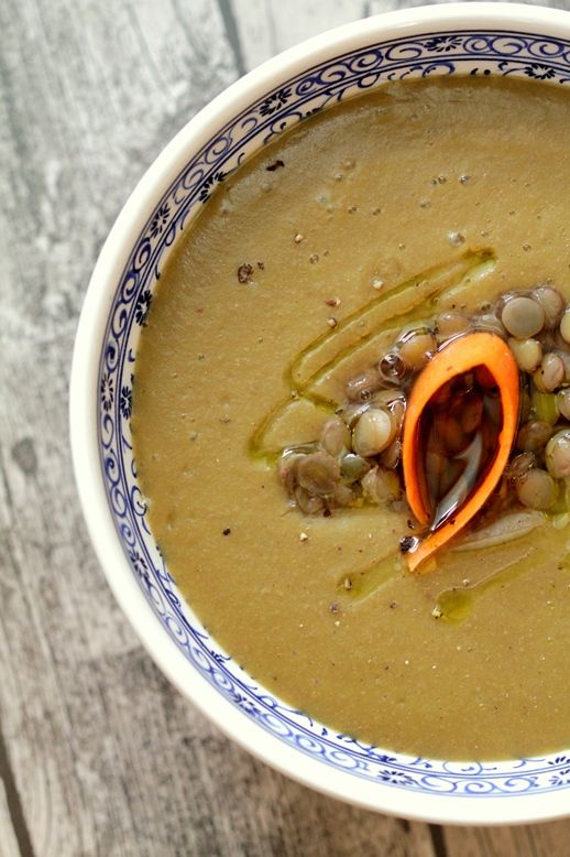 Šošovicová polievka bez laktózy, lepku, pre vegánov