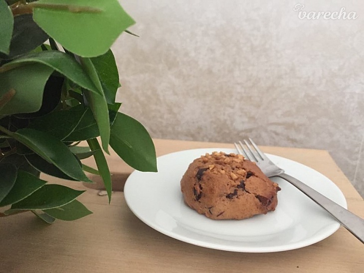 Cookies s mandľovým maslom a čokoládou recept