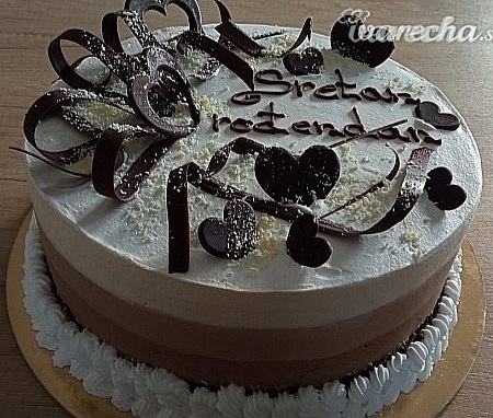 Trio chocolate torta (fotorecept) recept