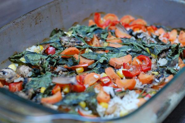 FOTORECEPT: Zeleninové pečené rizoto