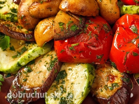 Grilovaná zelenina so zemiakmi