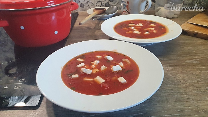 Polievka z pečených paradajok recept