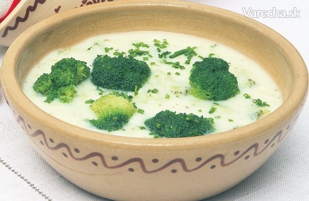 Brokolicová polievka mliečna recept