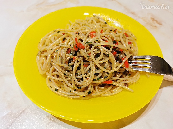 Spaghetti con la colatura di alici (a aj po mojom) recept