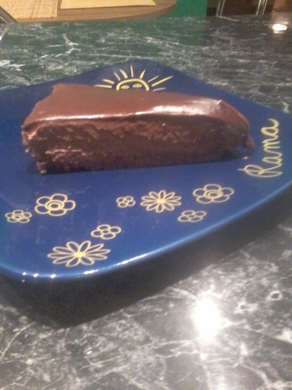 Čokoládový nepečený cheesecake