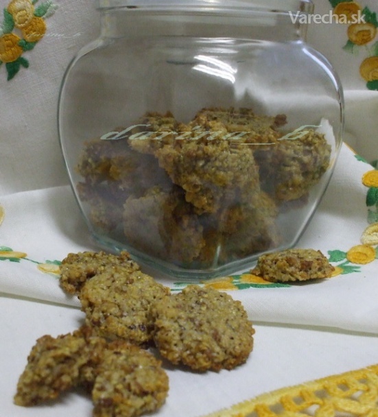 Orechovo vločkové sušienky recept