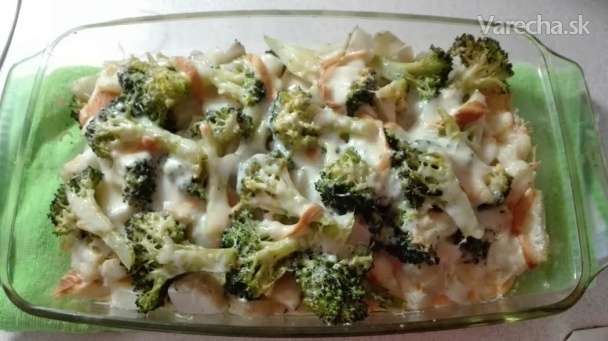 Zapekané topinambury s brokolicou recept
