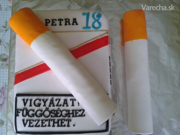 Torta cigarety (fotorecept) recept