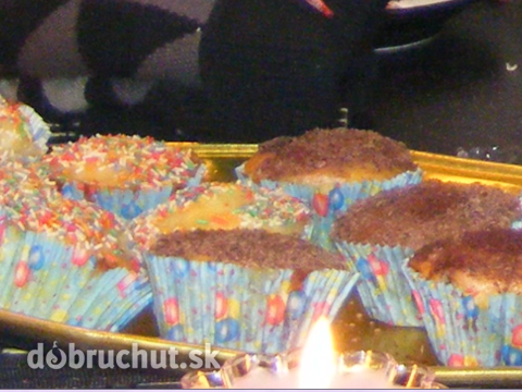 Silvestrovské párty muffiny