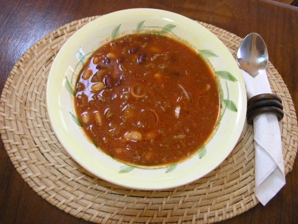 Mexická chilli polievka