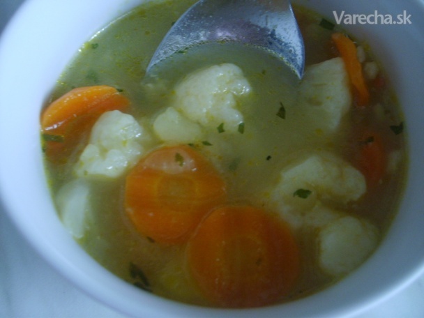 Karfiolová polievka s ovsenými vločkami recept