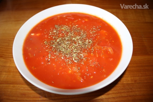 Paradajková polievka (fotorecept) recept