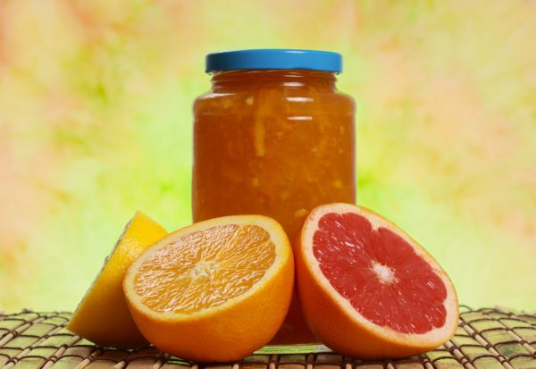 Pomarančovo-grapefruitová marmeláda