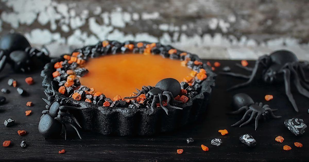 Halloweenska pomarančová tarta recept 115min.
