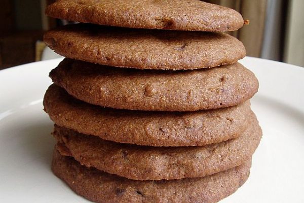 Velke dvojito cokoladove cookies