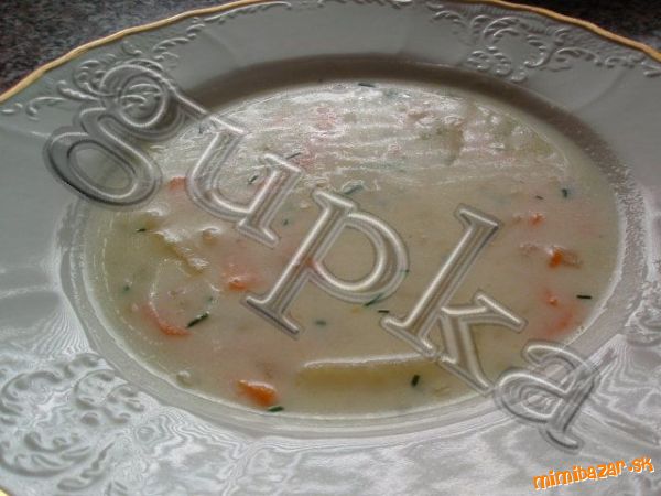 Smotanová zemiaková polievka