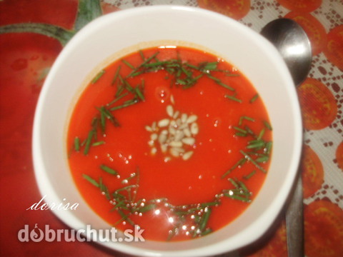 Červená polievka z tekvice Hokaido