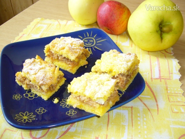 Jablkový strúhaný koláč (fotorecept) recept