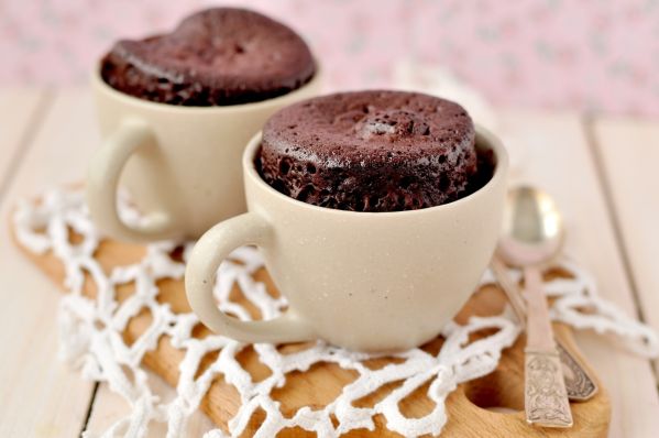 Čokoládový muffin z mikrovlnky