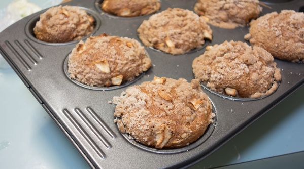 Jablkové muffiny s orieškami