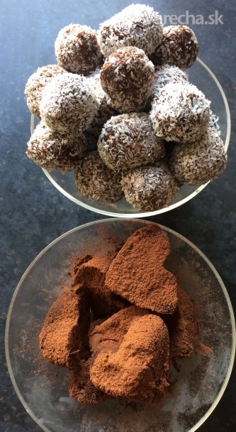 Orieškovo-čokoládové datľové pralinky recept