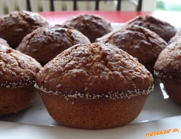 Tekvicové mafiny muffiny s orechami a zázvorom
