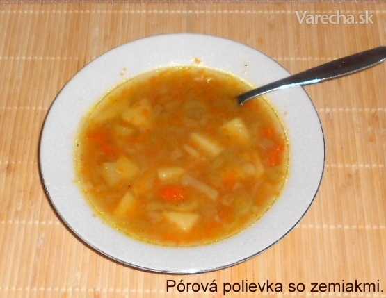 Pórová polievka so zemiakmi (fotorecept) recept