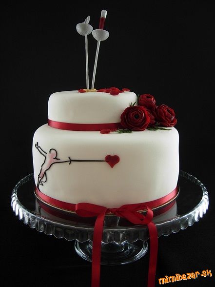 Šermiarska svadobná torta