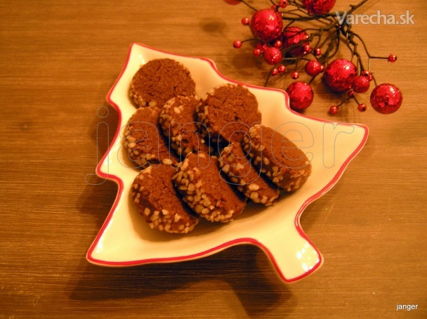 Jednoduché kakaové keksíky kolieska, aj k Vianociam (fotorecept ...