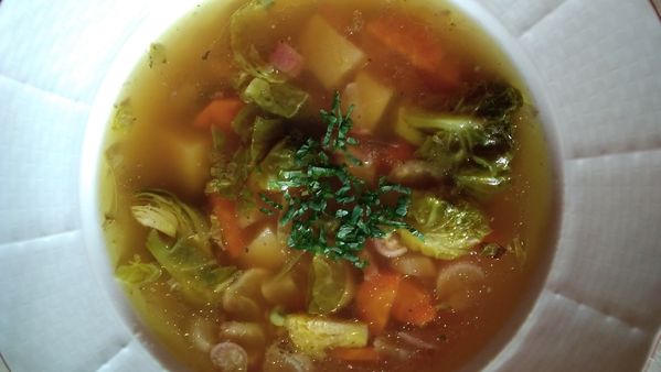 Zimná zeleninová polievka