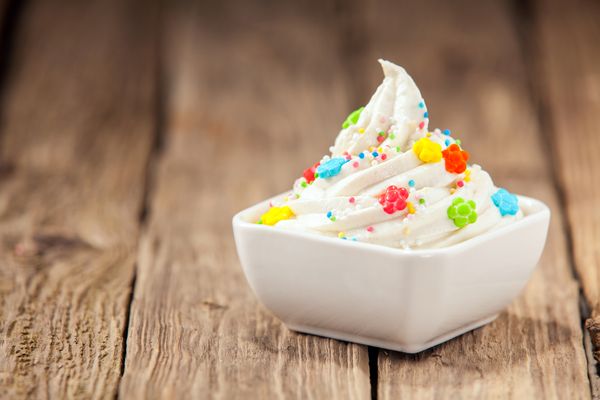 Vanilková zmrzlina pre deti
