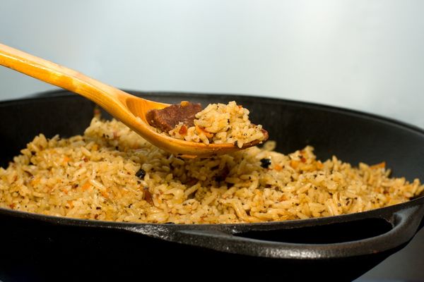 Baranie mäso s ryžou