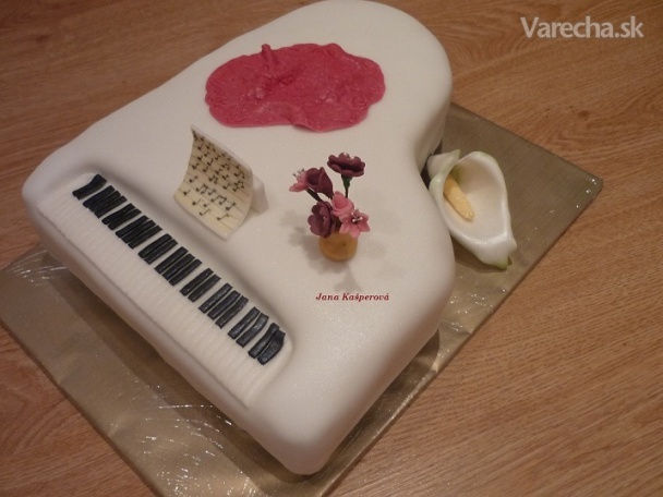 PIANO 3D torta (fotorecept) recept
