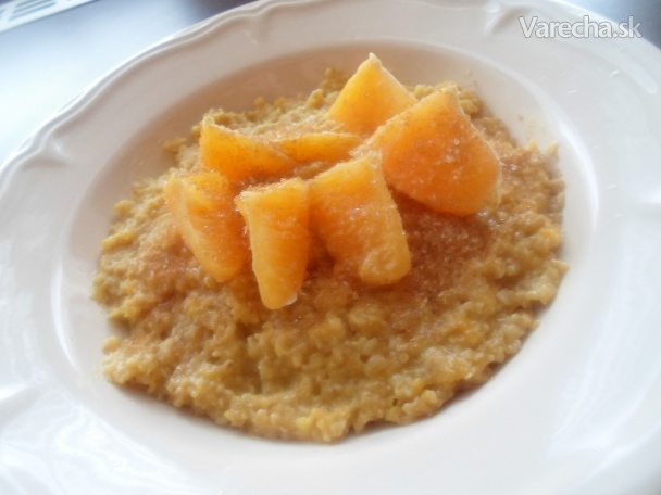 Pomarančový porridge recept