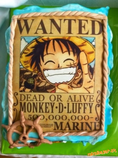 Torta s Monkey Luffy...