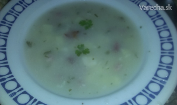 Cesnaková polievka z vývaru z halušiek recept