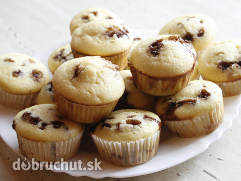 Muffiny s nutellou