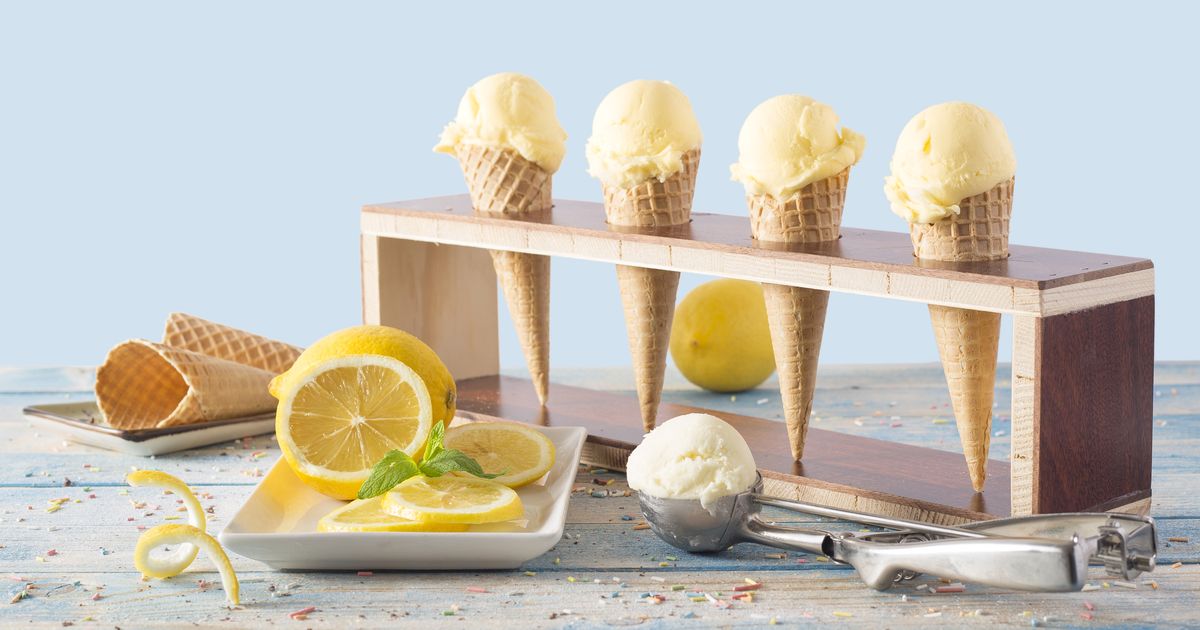 Osviežujúca citrónová zmrzlina, Fotka č. 1