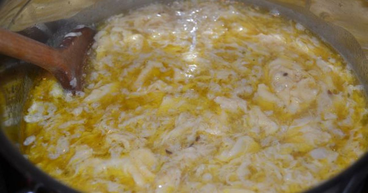 FOTORECEPT: Rascová polievka s vajíčkom, fotogaléria 7 / 11.