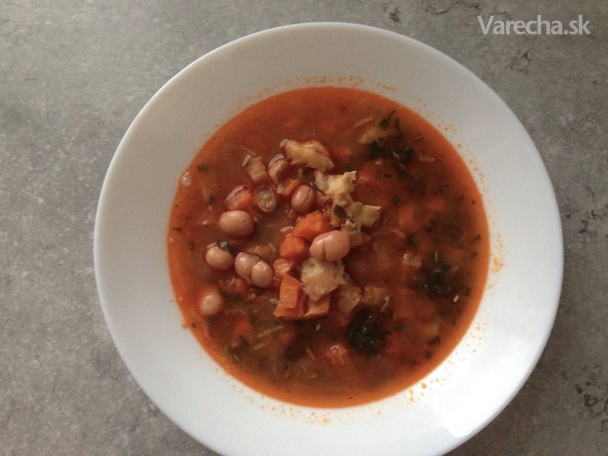 Zdravá fazuľová polievka recept