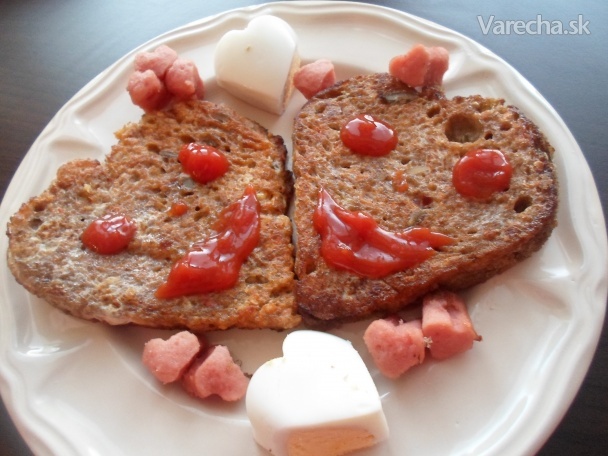 Valentínske raňajky (fotorecept) recept