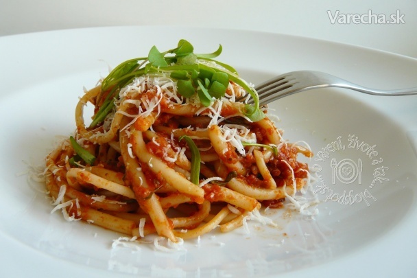 Špagety a špenát z balkóna (fotorecept) recept