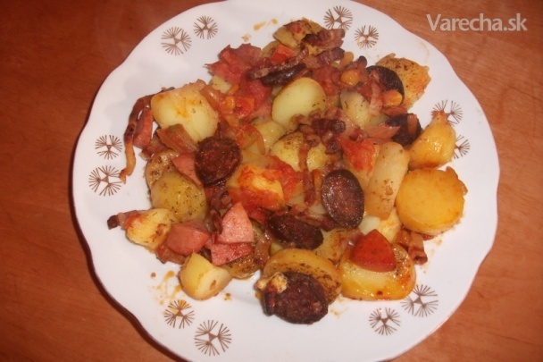 Zapečené zemiaky (fotorecept) recept