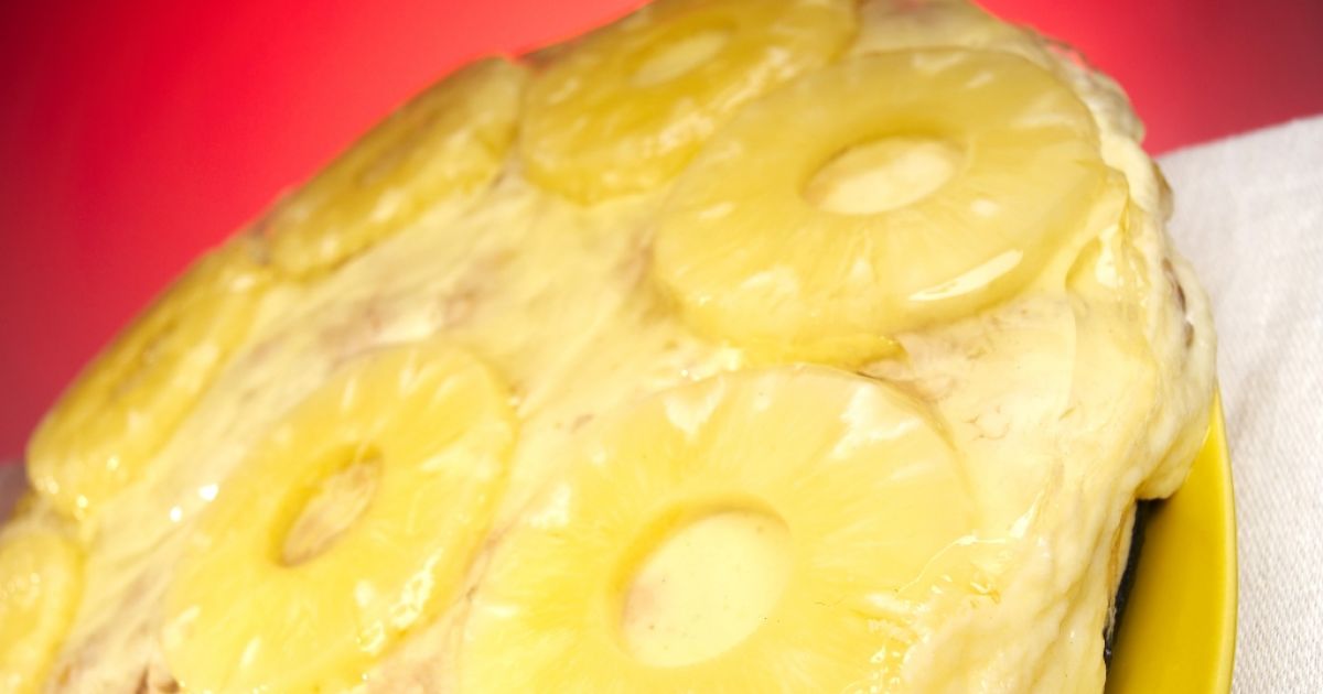 Nepečená ananásová torta, fotogaléria 1 / 1.