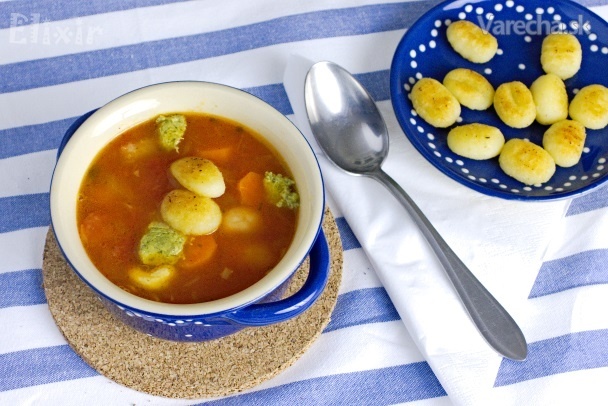 Zeleninová polievka s gnocchi recept
