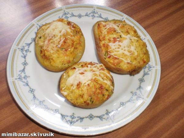Pečené plnené zemiaky