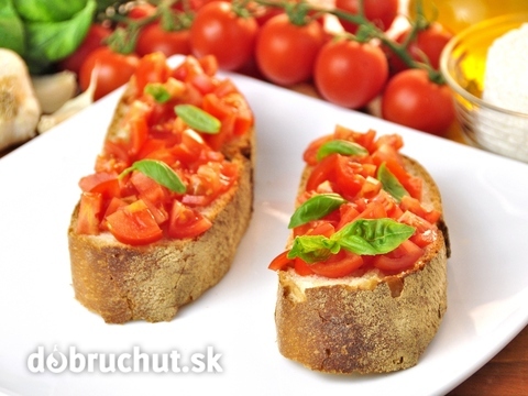 Bruschetta s paradajkami