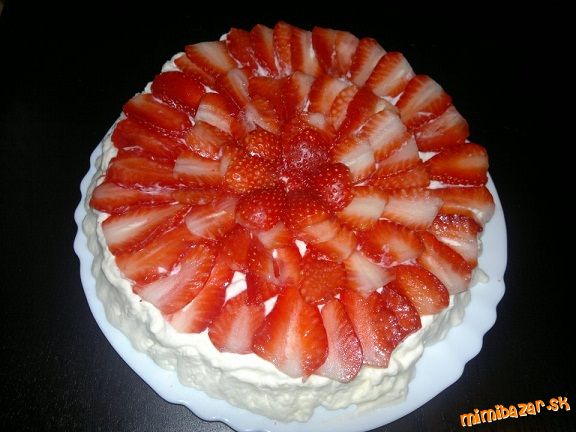 Strawberry shortcake Jahodovy kolac