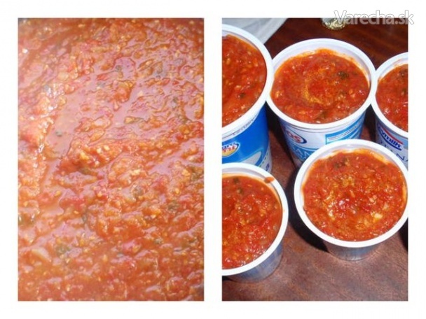 Salsa rajčinovo-cesnaková omáčka (fotorecept)